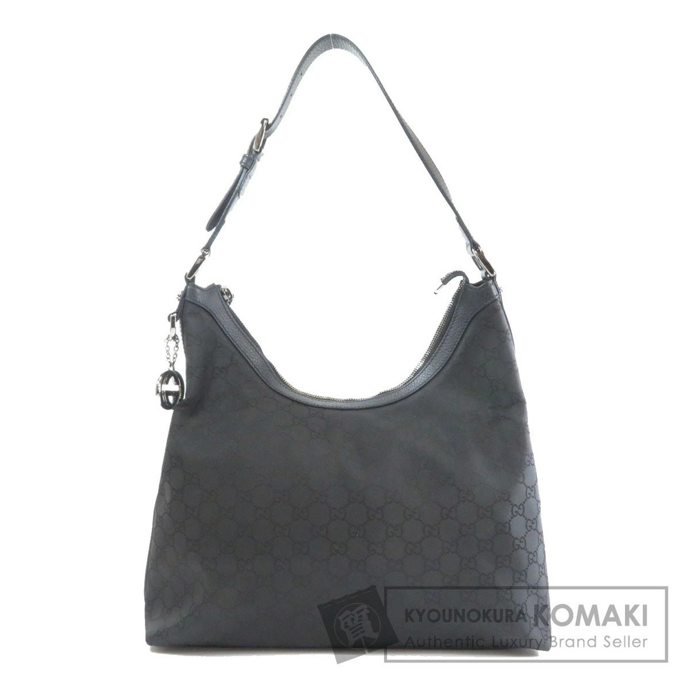 Gucci GG canvas hobo bag monogrammed black